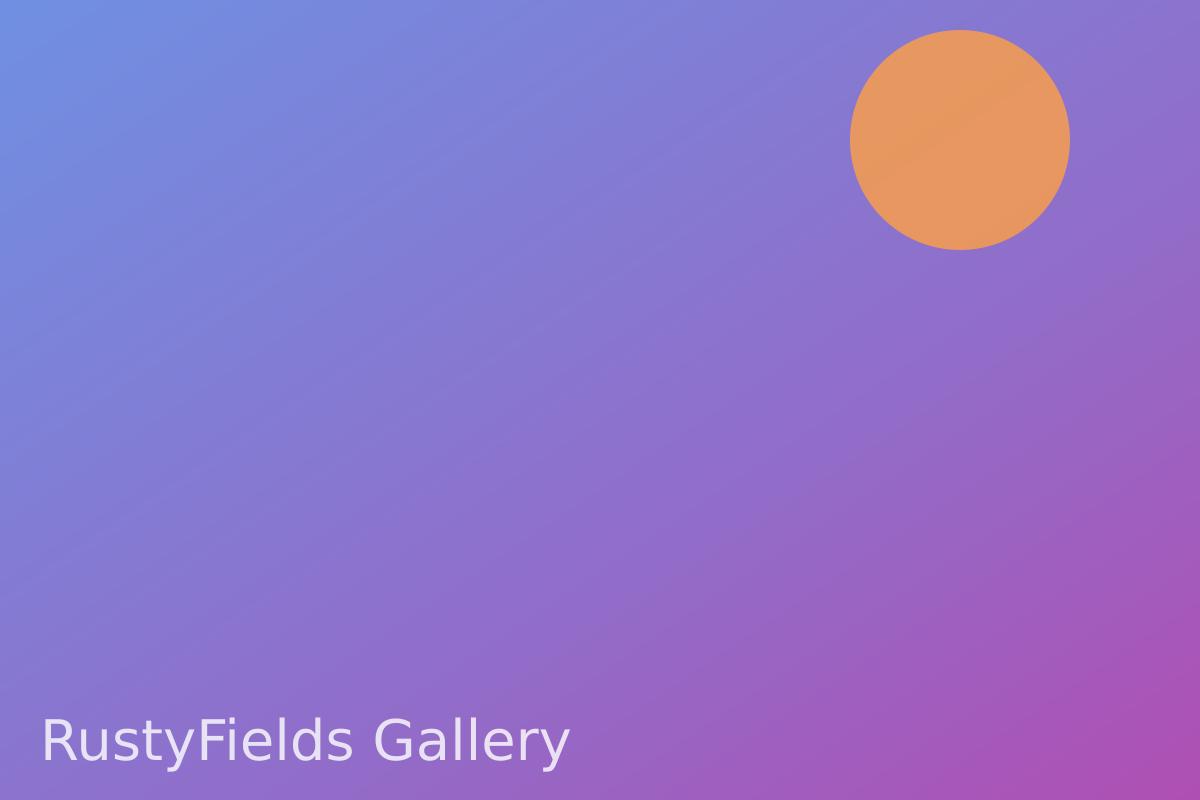 Pines under violet sky
